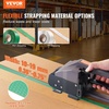 image:imageVEVOR Electric Strapping Machine for 035063 PP PET Straps Portable Electric Banding Tool with Digital Display 2 x 5000mAh Battery Powered Automatic Strapping Tool for Packaging Box PalletPET 5000N