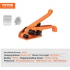 image:imageVEVOR Electric Strapping Machine for 035063 PP PET Straps Portable Electric Banding Tool with Digital Display 2 x 5000mAh Battery Powered Automatic Strapping Tool for Packaging Box PalletPP 12x328 3PC Set