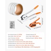 image:imageVEVOR Electric Strapping Machine for 035063 PP PET Straps Portable Electric Banding Tool with Digital Display 2 x 5000mAh Battery Powered Automatic Strapping Tool for Packaging Box Pallet330 ft x 12 in