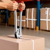 image:imageVEVOR Electric Strapping Machine for 035063 PP PET Straps Portable Electric Banding Tool with Digital Display 2 x 5000mAh Battery Powered Automatic Strapping Tool for Packaging Box PalletPP 12x3200 5PC Set