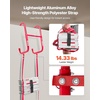 image:imageVEVOR Fire Escape Ladder 3Story 25FT Retractable Emergency Fire Ladder Lightweight Aluminum Alloy Safety Escape Ladders with Sturdy Polyester Strap AntiSlip Rung amp Wide Steps 1000LBS Max Loading