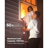 image:imageVEVOR Fire Escape Ladder 56 Story 50FT Retractable Emergency Fire Ladder Lightweight Aluminum Alloy Safety Escape Ladders with Sturdy Polyester Strap AntiSlip amp Wide Rungs 1000LBS Max Loading