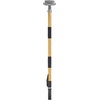 image:imageVEVOR Flat Box Handle 4064 in Adjustable Length Drywall Flat Finishing Extension Handle with Anodized Aluminum Construction 360 Unrestricted Painting NonSlip Grip for Wallboard Plasterboard