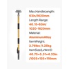 image:imageVEVOR Flat Box Handle 4064 in Adjustable Length Drywall Flat Finishing Extension Handle with Anodized Aluminum Construction 360 Unrestricted Painting NonSlip Grip for Wallboard Plasterboard