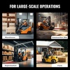 image:imageVEVOR Forklift Extensions 84 Inch Fork Extensions 55 Inch Width Heavy Duty Fork Extensions for Forklifts 1 Pair Forklift Extensions for Truck82 x 45 Inch