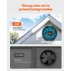 image:imageVEVOR Gable Mount Fan 12 Inch Solar Power Attic Exhaust Fan with Adjustable Thermostat amp Outer Mesh 1300 CFM House Ventilator Cools Up to 1850 SqFt Quiet Ventilation for Roof Garage Shop Black