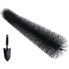 image:imageVEVOR Gutter Brush 60 Feet Total Length 433 inch Diameter Gutter Cleaning Tools GroundLevel Gutter Brush Leaf Guard for 5 Inch Gutters Easily Clear roof Leaves and Debris 20 Pack60 Ft