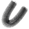 image:imageVEVOR Gutter Brush 60 Feet Total Length 433 inch Diameter Gutter Cleaning Tools GroundLevel Gutter Brush Leaf Guard for 5 Inch Gutters Easily Clear roof Leaves and Debris 20 Pack120FT  433in diameter