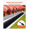 image:imageVEVOR Gutter Brush 60 Feet Total Length 433 inch Diameter Gutter Cleaning Tools GroundLevel Gutter Brush Leaf Guard for 5 Inch Gutters Easily Clear roof Leaves and Debris 20 Pack80FT  433in diameter