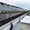 image:imageVEVOR Gutter Brush 60 Feet Total Length 433 inch Diameter Gutter Cleaning Tools GroundLevel Gutter Brush Leaf Guard for 5 Inch Gutters Easily Clear roof Leaves and Debris 20 Pack60FT  525in diameter