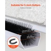 image:imageVEVOR Gutter Brush 60 Feet Total Length 433 inch Diameter Gutter Cleaning Tools GroundLevel Gutter Brush Leaf Guard for 5 Inch Gutters Easily Clear roof Leaves and Debris 20 Pack60FT  525in diameter