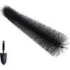 image:imageVEVOR Gutter Brush 60 Feet Total Length 433 inch Diameter Gutter Cleaning Tools GroundLevel Gutter Brush Leaf Guard for 5 Inch Gutters Easily Clear roof Leaves and Debris 20 Pack120FT  433in diameter