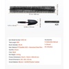 image:imageVEVOR Gutter Brush 60 Feet Total Length 433 inch Diameter Gutter Cleaning Tools GroundLevel Gutter Brush Leaf Guard for 5 Inch Gutters Easily Clear roof Leaves and Debris 20 Pack60FT  525in diameter