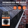 image:imageVEVOR Gutter Brush 60 Feet Total Length 433 inch Diameter Gutter Cleaning Tools GroundLevel Gutter Brush Leaf Guard for 5 Inch Gutters Easily Clear roof Leaves and Debris 20 Pack60 Ft
