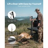 image:imageVEVOR Hitch Deer Hoist with Lifting System Platform 300 lbs Load Capacity Game Hoist Winch Lift with 2inch Receiver 360Degree Swivel Shaft amp Foldable HitchMounted Deer Hanger for Moving Game300 lbs