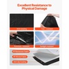 image:imageVEVOR House Wrap 4 x 250 ft 017 mm Thick Vapor Barrier Heavy Duty Plastic Sheeting for TearResistant Drop Cloth Vapor Barrier Covering for Residential amp Commercial Construction Black