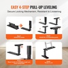 image:imageVEVOR Ladder Extender 234x58Inch High Strength Ladder Aide 11418 Adjustable Height Fully Foldable Ladder Leveler for Stairs NonSlip Ladder Stabilizer for ExtensionStandard 234