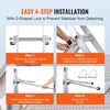 image:imageVEVOR Ladder Stabilizer Adjustable Feet Extension Ladder Standoff Heavy Duty Wall Ladder Accessories for Roof Gutter Easy to Use amp Wide Adaptability amp AntiSlip Rubber Feet 330 lbs Weight Rating