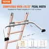 image:imageVEVOR Ladder Stabilizer Extension Ladder Standoff Heavy Duty Wing SpanWall Ladder Accessories for Roof Gutter Easy to Use amp Wide Adaptability amp AntiSlip Rubber Feet 330 lbs Weight Rating