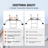 image:imageVEVOR Ladder Stabilizer Extension Ladder Standoff Heavy Duty Wing SpanWall Ladder Accessories for Roof Gutter Easy to Use amp Wide Adaptability amp AntiSlip Rubber Feet 330 lbs Weight Rating