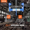 image:imageVEVOR Manual Trolley 4400 lbs2 Ton Load Capacity Push Beam Trolley with Dual Wheels Adjustable for IBeam Flange Width 25 to 7 Heavy Duty Alloy Steel Garage Hoist for Straight Curved I Beam2200 lbs