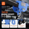 image:imageVEVOR Manual Trolley 4400 lbs2 Ton Load Capacity Push Beam Trolley with Dual Wheels Adjustable for IBeam Flange Width 25 to 7 Heavy Duty Alloy Steel Garage Hoist for Straight Curved I Beam1100 lbs