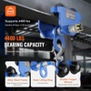 image:imageVEVOR Manual Trolley 4400 lbs2 Ton Load Capacity Push Beam Trolley with Dual Wheels Adjustable for IBeam Flange Width 25 to 7 Heavy Duty Alloy Steel Garage Hoist for Straight Curved I Beam4400 lbs