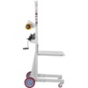 image:imageVEVOR Material Lift Winch Stacker 400 lbs Capacity Pallet Truck Dolly 511 in Max Lifting Height Manual Winch Stacker Multifunctional Manual Pallet Truck Stacker with Wheels and Adjustable Plate400lbs