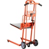 image:imageVEVOR Material Lift Winch Stacker 551 lbs Capacity Heavy Duty Pallet Truck Dolly with Adjustable Forks amp 6Wheel System 70 inch Max Lifting Height Industrial Manual Pallet Truck Dolly330 lbs