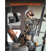 image:imageVEVOR MultiPurpose Folding Ladder 7in1 Tall Extension Step Ladder A Frame 5 Step Telescoping Ladder 19ft Reach Height Heavy Duty Adjustable Ladder 330 lbs Capacity for Home Outdoor MetalBlack