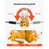 image:imageVEVOR Permanent Magnetic Lifter 880 lbs Pulling Capacity Heavy Duty N42 Neodymium Lifting Magnet with Release Handle and Steel Hook Used in Shop Crane and Hoist for Lifting Plate Steel Board880 lbs400 kg Magnetic Lifter