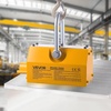 image:imageVEVOR Permanent Magnetic Lifter 880 lbs Pulling Capacity Heavy Duty N42 Neodymium Lifting Magnet with Release Handle and Steel Hook Used in Shop Crane and Hoist for Lifting Plate Steel Board2200 lbs1000 kg Magnetic Lifter