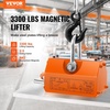 image:imageVEVOR Permanent Magnetic Lifter 880 lbs Pulling Capacity Heavy Duty N42 Neodymium Lifting Magnet with Release Handle and Steel Hook Used in Shop Crane and Hoist for Lifting Plate Steel Board3300 lbs1500 kg Magnetic Lifter