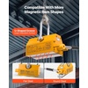 image:imageVEVOR Permanent Magnetic Lifter 880 lbs Pulling Capacity Heavy Duty N42 Neodymium Lifting Magnet with Release Handle and Steel Hook Used in Shop Crane and Hoist for Lifting Plate Steel Board2200 lbs1000 kg Magnetic Lifter