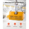 image:imageVEVOR Permanent Magnetic Lifter 880 lbs Pulling Capacity Heavy Duty N42 Neodymium Lifting Magnet with Release Handle and Steel Hook Used in Shop Crane and Hoist for Lifting Plate Steel Board2200 lbs1000 kg Magnetic Lifter