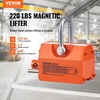 image:imageVEVOR Permanent Magnetic Lifter 880 lbs Pulling Capacity Heavy Duty N42 Neodymium Lifting Magnet with Release Handle and Steel Hook Used in Shop Crane and Hoist for Lifting Plate Steel Board220 lbs100 kg Magnetic Lifter