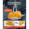 image:imageVEVOR Permanent Magnetic Lifter 880 lbs Pulling Capacity Heavy Duty N42 Neodymium Lifting Magnet with Release Handle and Steel Hook Used in Shop Crane and Hoist for Lifting Plate Steel Board1320 lbs600 kg Magnetic Lifter