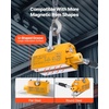 image:imageVEVOR Permanent Magnetic Lifter 880 lbs Pulling Capacity Heavy Duty N42 Neodymium Lifting Magnet with Release Handle and Steel Hook Used in Shop Crane and Hoist for Lifting Plate Steel Board880 lbs400 kg Magnetic Lifter