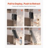 image:imageVEVOR Pull Down Attic Ladder  12 Steps Black Folding Stairs with Armrests for Attic Access WallMounted Retractable Ladder 98 ft Height276 x 197 x 157 inches