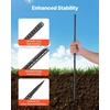 image:imageVEVOR Rebar Stakes 24Inch HeavyDuty 047 in Diameter Straight Galvanized Steel Ground Anchors with Chisel Point End amp RustResistant Coating for Gardening Support Fence Camping Tents 20PackI Shape