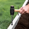 image:imageVEVOR Rebar Stakes 24Inch HeavyDuty 047 in Diameter Straight Galvanized Steel Ground Anchors with Chisel Point End amp RustResistant Coating for Gardening Support Fence Camping Tents 20PackI Shape