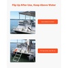 image:imageVEVOR Removable Dock Ladder 3 Steps 500lbs Load Capacity Aluminum Swim Ladders Pontoon Boat Ladder with Rubber Mat for Lake Marine Boarding PoolFlipUp4 Step
