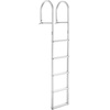 image:imageVEVOR Removable Dock Ladder 3 Steps 500lbs Load Capacity Aluminum Swim Ladders Pontoon Boat Ladder with Rubber Mat for Lake Marine Boarding PoolStraight5 Step