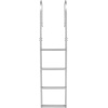 image:imageVEVOR Removable Dock Ladder 3 Steps 500lbs Load Capacity Aluminum Swim Ladders Pontoon Boat Ladder with Rubber Mat for Lake Marine Boarding PoolStraight4 Step