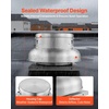image:imageVEVOR Roof Exhaust Fan 4000CFM amp 5000CFM Adjustable Speed Control Attic Vent Fan with HighPower Motor 248inch Fan Base HeavyDuty Aluminum Alloy Compact for GarageKitchenBathroomSilver3000CFM  3900CFM
