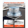 image:imageVEVOR Roof Exhaust Fan 4000CFM amp 5000CFM Adjustable Speed Control Attic Vent Fan with HighPower Motor 248inch Fan Base HeavyDuty Aluminum Alloy Compact for GarageKitchenBathroomSilver4000CFM  5000CFM