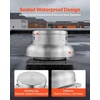 image:imageVEVOR Roof Exhaust Fan 4000CFM amp 5000CFM Adjustable Speed Control Attic Vent Fan with HighPower Motor 248inch Fan Base HeavyDuty Aluminum Alloy Compact for GarageKitchenBathroomSilver4000CFM  5000CFM