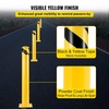 image:imageVEVOR Safety Bollard 36 Inch Height Bollard Post 45 Inch Diameter Steel Pipe Safety Bollard Post Yellow Steel Bollard Steel Safety Bollard with 8 Anchor Bolts Perfect for TrafficSensitive Area48Hx45D
