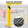 image:imageVEVOR Safety Bollard 36 Inch Height Bollard Post 45 Inch Diameter Steel Pipe Safety Bollard Post Yellow Steel Bollard Steel Safety Bollard with 8 Anchor Bolts Perfect for TrafficSensitive Area48Hx45D