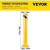 image:imageVEVOR Safety Bollard 42 Inch Height Bollard Post 55 Inch Diameter Steel Pipe Safety Bollard Post Yellow Steel Bollard Steel Safety Bollard with 8 Anchor Bolts Perfect for TrafficSensitive Area36Hx55D